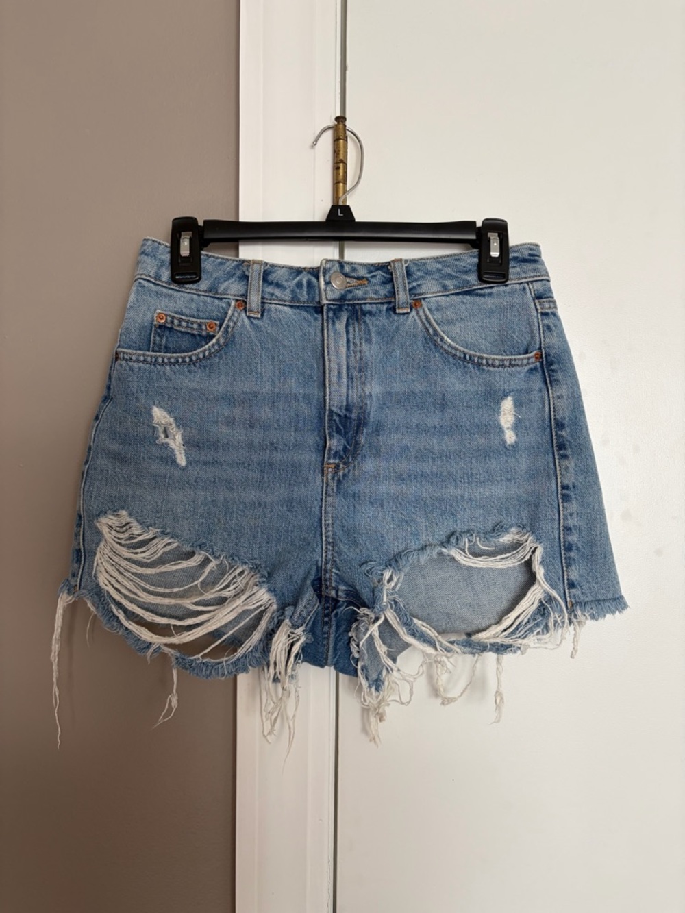 Topshop Light Blue Mom Jeans - Classic Denim
